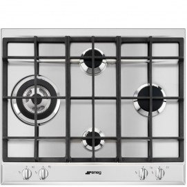 Placa de gas Smeg P261XGH 4F GAS 60cm inox