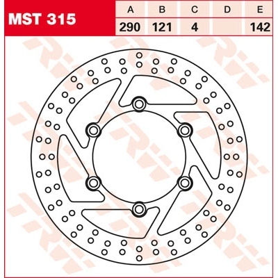 Discos de freno TRW MST315