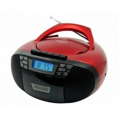 Radio CD Sunstech CXUM53RD/ Roja