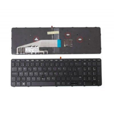 Teclado compatible para portátil HP Probook 650 G2 / 650 G3 / 655 G2 / 655 G3 / 450 G3 / 455 G3 / Retroiluminado
