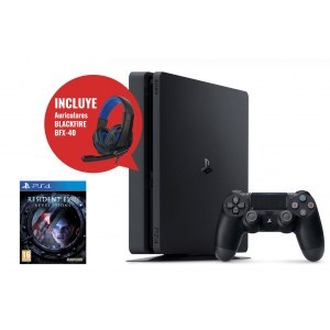 Consola Sony PS4 + auricular + Resident Evil Revel