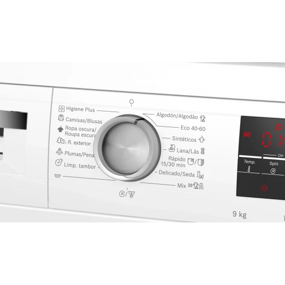 Lavadora Bosch WUU28T68ES, 9 kg, 1400 rpm, clase A, blanco - imagen 3