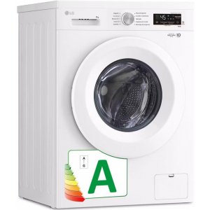 Lavadora LG F4X1008NWH, 8kg, 1400rpm, clase A, blanco