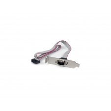 StarTech.com Adaptador de 0.4m Header Cabezal Bracket Serie Serial DB9 RS232 a IDC 10 Pines Placa Base Perfil Bajo