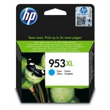 HP Cartucho de tinta Original 953XL de alto rendimiento cian