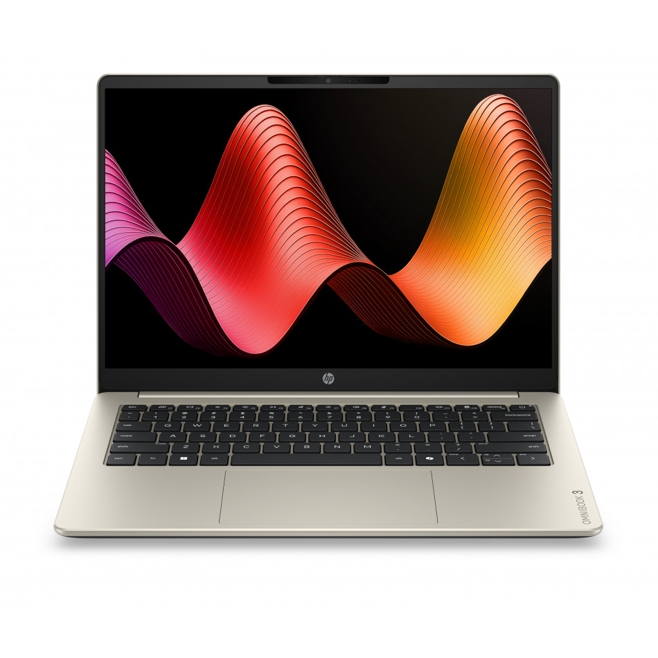 HP None Intel Core 5 120U Portátil 35,6 cm (14") 2K 8 GB DDR5-SDRAM 512 GB SSD Wi-Fi 6 (802.11ax) FreeDOS Gris, Oro