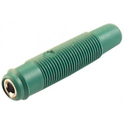Banana Hembra Aerea 4mm 16A/60Vdc color VERDE