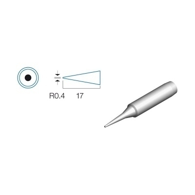 Punta Soldador Redonda 0,4mm para HRV6135