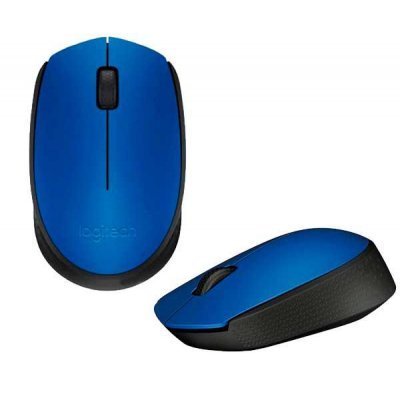 Ratón Inalámbrico Logitech M171/ Hasta 1000 DPI/ Azul