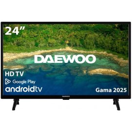 Televisión LED Daewoo 24DM64HA, 24", HD Ready, Android TV, Smart TV, HDR, clase E