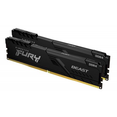 Kingston Technology FURY Beast 16GB 3600MT/s DDR4 CL17 DIMM (Kit de 2) Black