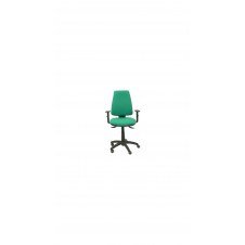 SILLA ELCHE S BALI BRAZOS REGULABLES RUEDAS DE PARQUET VERDE 14SBALI456B10RP
