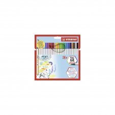 STABILO Pen 68 brush rotulador Multicolor 24 pieza(s)