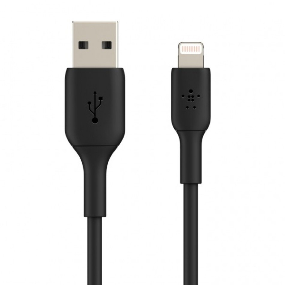 CABLE BELKIN CAA001BT3MBK LIGHTNING A USB-A BOOST CHARGE 3m COLOR NEGRO