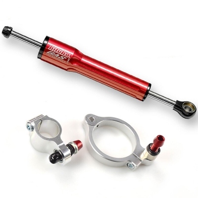 Kit amortiguador de dirección BITUBO rojo montaje OEM - Yamaha YZF R1 59721