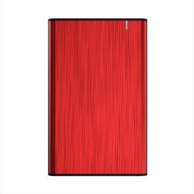 AISENS Caja Externa 2,5 ASE-2525RED 9.5mm SATA a USB 3.0/USB3.1 Gen1, Rojo