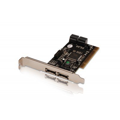 Tarjeta Controladora PCI SATA a 4 Puertos eSATAx2