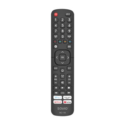 RC-14 Universal remote control/replacement for HISENSE SMART TV mando a distancia IR inalámbrico TV, Sintonizador de TV Botones