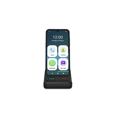 SPC Zeus 2 Pro 4G Smartphone 6,1 - Especial para Personas Mayores - Boton SOS - Capacidad 128GB - 4GB de RAM - SPC Care - Color Negro