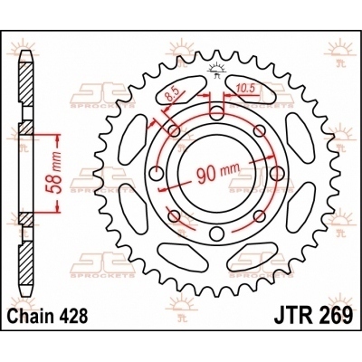 Corona JT SPROCKETS JTR269.39