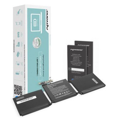 Batería compatible para portátil APPLE A1713, A1708 (Late 2016 / Mid 2017) 11.4V 54.5Wh Movano