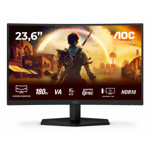 AOC Monitor Gaming 23.6 180Hz Full HD Curvo