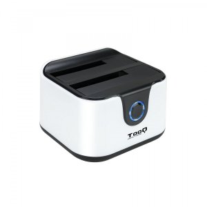 DOCK TOOQ TQDS-802BW 2xSATA 2,5/3,5 USB 3.0, CLONE OTB BLANC