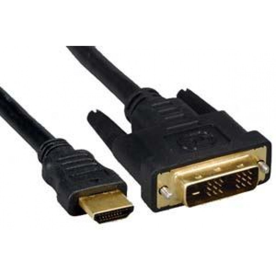 Cable DVI 18+1 Macho a HDMI 1,5m SILVER