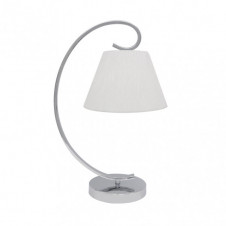 Sobremesa Bogota 1xe27 Cromo Pantalla Blanca 42x20x26 Cm
