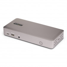 StarTech.com Docking Station USB4 para 3 Monitores 4K60 HDMI o DisplayPort - Dock USB Tipo C - Hub USB de 6 Puertos - Red Ethernet de 2,5GbE - PD 100W