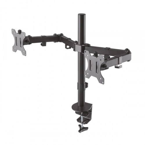 Aisens - Soporte De Mesa Eco Giratorio E Inclinable Para Monitor/Tv 8KG (3 PIVOTES, 2 BRAZOS) DE 13-32, NEGRO