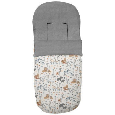 2024 Saco Silla Selva Gris Dydados London Estampado Pelo Gris