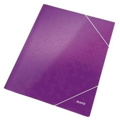 CARPETA SOLAP.LEITZ WOW CART. A4 VIOLETA - Pack de 10 unidades