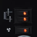 Convector Princess KA-5104, 2.000 W, 3 potencias, turbo, termostato regulable, negro - imagen 4