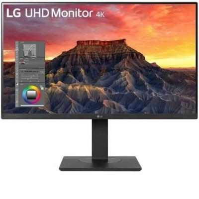 Monitor Profesional LG 27BQ65UB-B 27/ 4K/ Multimedia/ Regulable en altura/ Negro