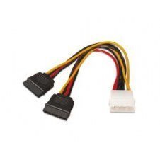 Nanocable 2xsata A Molex (4-pin) 30cm