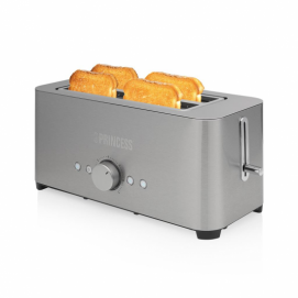 Tostador Princess 142336 2 ranuras largaS inox 1400W (PR)