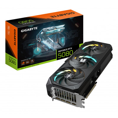 Tarjeta Gráfica Gigabyte GeForce RTX 5080 Gaming OC/ 16GB GDDR7
