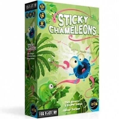 Juego de mesa para niños sticky chameleons en español
