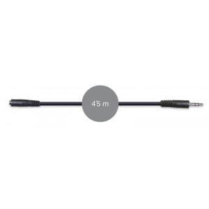 Cable señal de audio Jack 3'5 mm estéreo hembra a Jack 3'5 mm estéreo macho Fonestar AA-425L