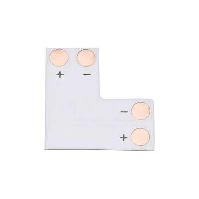 Angulo 90º para conector invisible 10mm