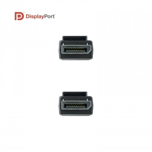 Nanocable 10.15.2502 Cable DisplayPort 1.4 Certificado VESA DP/M-DP/M, negro, 2m