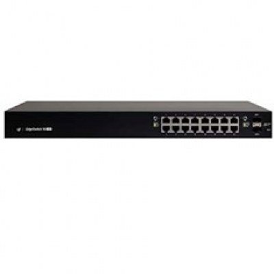 Switch 16 puertos ubiquiti edgeswitch 150w poe