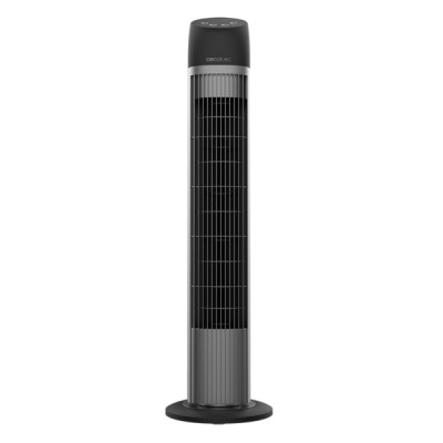 Cecotec EnergySilence 7050 SkyLine Control Ventilador de Torre de 33 de Altura - 45W - Motor de Cobre - Mando a Distancia - 3 Velocidades - Oscilacion de 70º - Temporizador - Color Negro