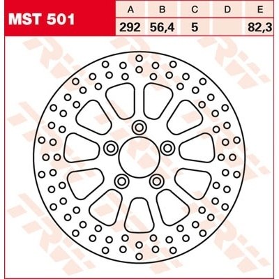 Discos de freno TRW MST501
