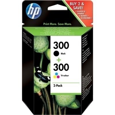 HP Cartucho Multipack 300 Negro+Color