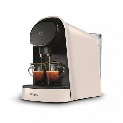 Cafetera philips l'or barista blanco boquilla doble - jarra 1l - desconexion automatica