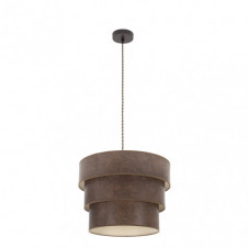Colgante Triple Smile 1xe27 Marron/oxido Regx40x40 Cm