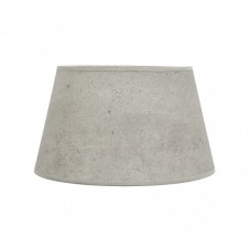 Pantalla Salma E27 Cemento Gris 40dx30dx25h Conica Abierta