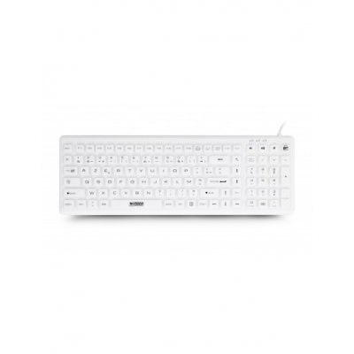AKB69UF teclado Médico USB QWERTY Español Blanco